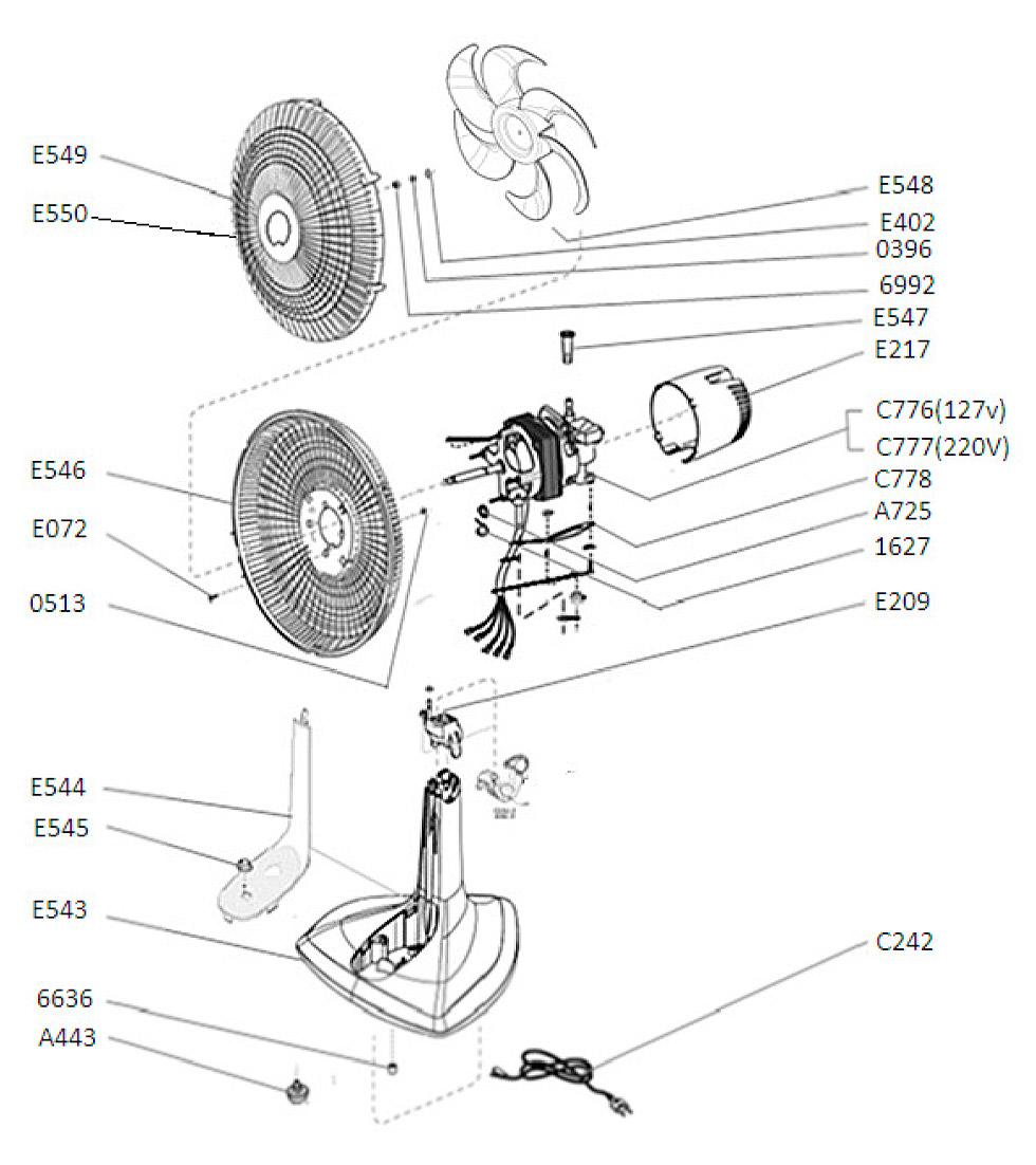 Ventilador Arno Turbo Silencio Maxx TS40